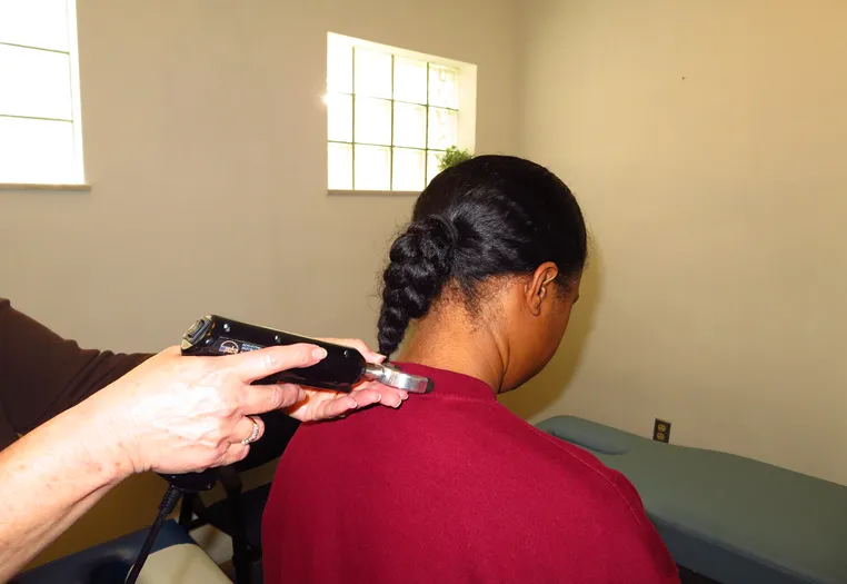 Chiropractic care adjustment